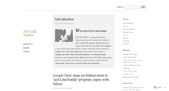 Desktop Screenshot of justlikefamilyblog.com